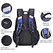 Fenrici Galaxy Backpack with Lunch Box & Bento Box Matching Set, Laptop Backpack, Insulated Lunch Bag for Girls, Boys, Bento Box with 5 Compartments, Purple Galaxy, Pastel Blue