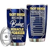 MONIZILUCKY Yacht Broker Tumbler Stainless Steel