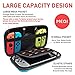 MEQI Carrying Case Compatible with Nintendo Switch – Protective Hard Shell Slim Travel Carry Pouch -10 Game Cartridge Holders Portable Game Case for Nintendo Switch Console & Accessories – Bluethumb 1