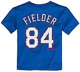 Majestic Toddler Premium Fielder Player N&N Tee S/S, Alt - Texas Rangers