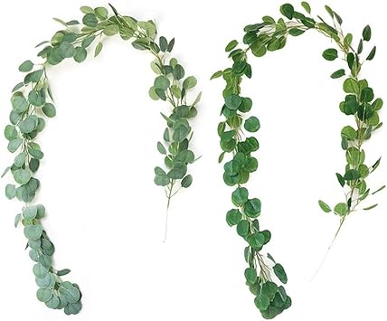 Amazon Com Guirnalda De Eucalipto 3d Vines Artificiales Hojas