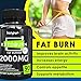 Ketoburn 2000mg Keto Fat Burner Dietary Supplement with goBHB - Keto Exogenous Ketones Boost Energy and Support Appetite Control for Weight Loss and Body Sculpting (90 Capsules)