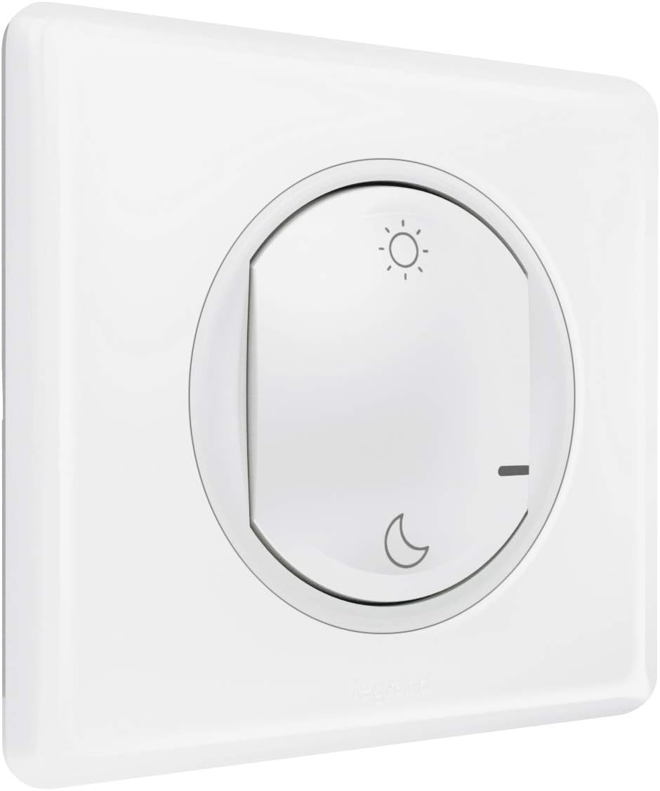 Legrand - Raise/Sleep control for connected installation Céliane with Netatmo with white lacquered plate