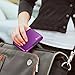 GreatShield RFID Blocking Wallet [8 Slots | Aluminum] Portable Travel Identity ID / Credit Card Safe Protection Card Holder Hard Case for Men and Women (Purple)