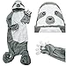 WOTOGOLD Animal Cosplay Costume Gray Sloth Adult Pajamas,XS (fit height 51 