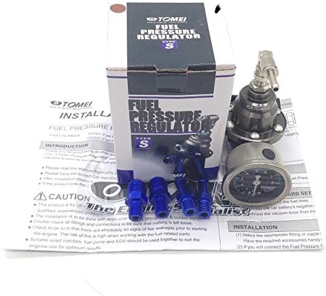 Fuel Pressure Regulator TOMEI Aftermarket Performance Racing kit with Gauge JDM