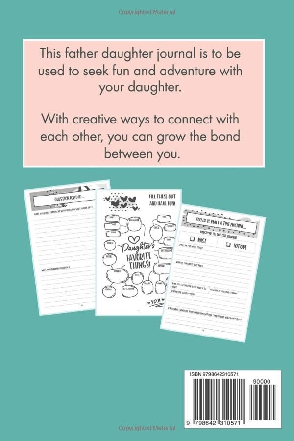 Father Daughter Journal : Pass Back and Forth Between You and Me: A Guided Journal for Bonding and Meaningful Conversations, Between Dad and Me ... Us, Meaningful Gifts For Dad From Daughter