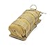 Tactical Radio Pouch - 1000D Nylon Tactical Molle Two Way Radios Holder Case for Walkie Talkies (TAN)