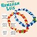 Flag & Eagle Hawaiian Leis Luau Party Supplies: Premium Quality Soft Feel Fabric - Juicy Color Flower Lei Design - Set Of 30 Tropical Necklaces - The Original Quality Leis