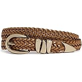 Madewell Women's Woven Triple Metal Keeper Belt