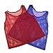 Adorox 12 Pack Youth Scrimmage Team Practice Nylon Mesh Jerseys Vests Pinnies for Children Sports Football, Basketball, Soccer, Volleyball (6 Red and 6 Blue)