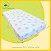 YourEcoFamily Muslin Fitted Crib Sheet - Certified Organic Cotton - Pre-Washed Softest Mattress Sheet for Your Baby, Toddler Boy or Girl (Polar Star)