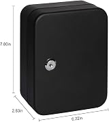 Parrency Security Metal Key Box 20 or 48 Key Hooks Wall Mount Cabinet view 3