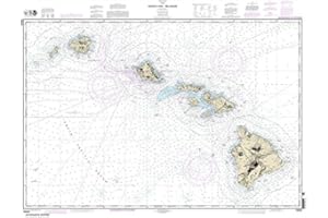 Paradise Cay Publications, Inc. NOAA Chart 19004: Hawai'ian Islands (Traditional Paper) 34.5 x 46.4