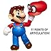 Nintendo Super Mario Odyssey Mario 4” Articulated Figure with Cappy