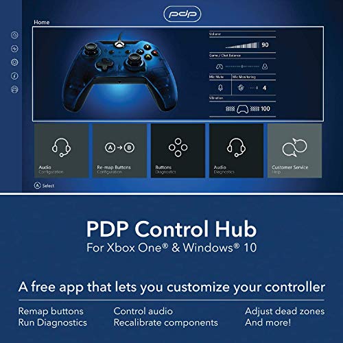 5 PDP+Wired+Controller+Xbox+Midnight+Blue