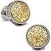 Men's Vintage Handcrafted Round Cufflinks, Gift Box Included
