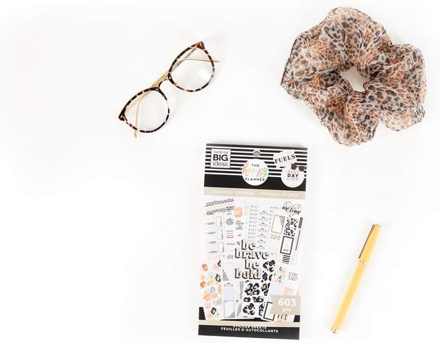 The Happy Planner Sticker Value Pack - Planner Accessories - Colorful Leopard Theme - Multi-Color - Great for Planning, Project & Scrapbooking - 30 Sheets, 603 Stickers: Office Products