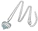 'Daddy's Girl' Heart Necklace for Daughters, Birthday Jewelry Gifts from Father/Dad, Stocking Stuffer for Little Girls and Teens (Aqua Blue)