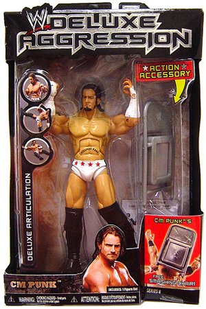 WWE Jakks Pacific Wrestling DELUXE Aggression Series 8 Action Figure CM Punk