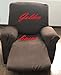 Golden linens One Piece Stretch Recliner Chair Furniture Slipcovers with Remote Pocket Fit Most Recliner Chairs (Chocolate)