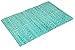 DII Contemporary Reversible Indoor Area Rag Rug, Machine Washable, Handmade from Recycled Fabrics, Unique For Bedroom, Living Room, Kitchen, Nursery and more, 4 x 6' - Aqua (Color may vary)