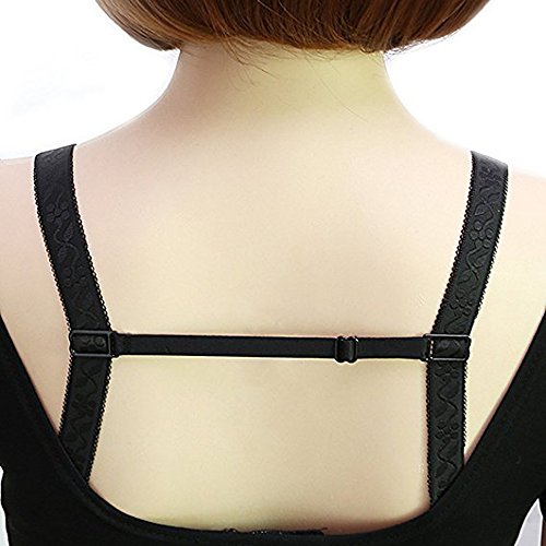 Honbay Women's 4PCS Non-slip Elastic Adjustable Bra Strap Holder
