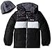 London Fog Boys Pieced Puffer Coat With Hat