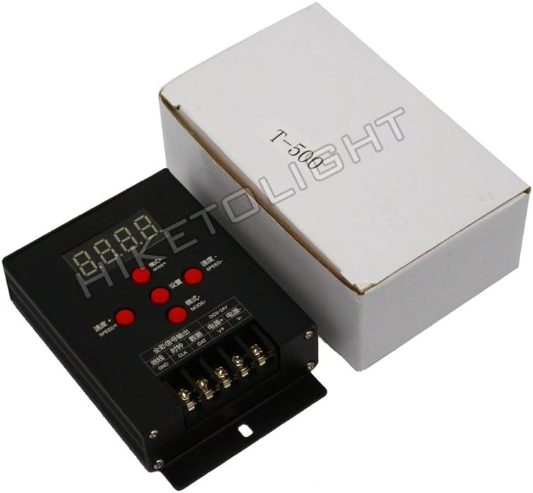 HIKETOLIGHT LED Pixel Controller T-500 Control 512 pixels for LED Strip SMD2811 and SMD2801