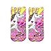 Orlesp-Unicorn Socks Low Cut Ankle Socks Unicorn Element Cartoon Boat Socks (7 pack/Multicolor)