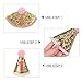 ANYI16 Gold Glitter Sparkle Princess 1st Birthday Hat with Adjustable Headband for Baby Girl Party Supplies