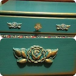BSYMDH 4PCS Wood Carved Onlay Applique Wood