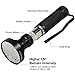 Hinmay UV Blacklight Flashlight, Super Bright 100 LED # 1 Best Powerful Black Light Flashlight 395NM Ultraviolet Urine Detector Flashlight for Home & Hotel Inspection, Pet Urine & Stain Detection