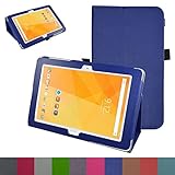 Acer Iconia One 10 B3-A20 Case,Mama Mouth PU Leather Folio 2-folding Stand Cover with Stylus Holder for 10.1