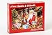 Vermont Christmas Company Santa & Friends Kid's Jigsaw Puzzle 100 Piece, Large Pieces Perfect for Kids and Seniors