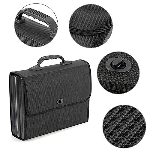 image for Fengus 26 Pockets Expanding File Folder Large Capacity Plastic A4 Lett