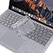 MOSISO Keyboard Cover Compatible with Microsoft Surface Laptop 2 2018, Surface Laptop 2017, Surface Book 2/1 13.5 Inch and 15 Inch, Premium Ultra Thin TPU Transparent Skin, US Layout, Clear