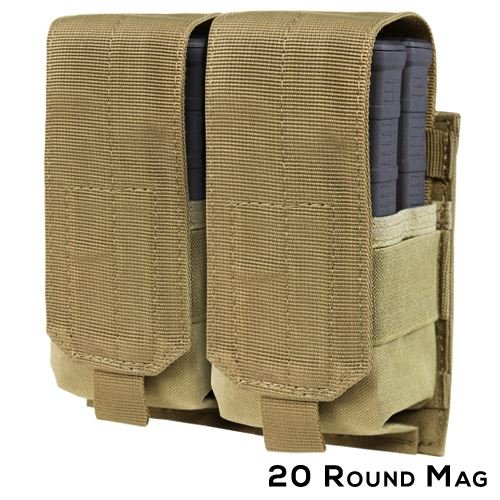 CONDOR DOUBLE M14 MAG POUCH, TAN
