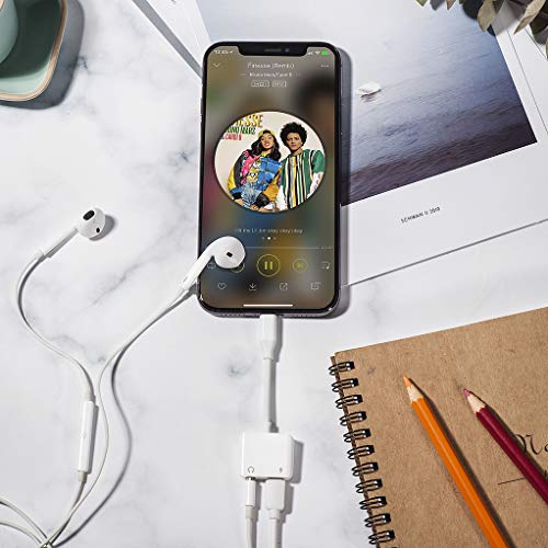 image for Ambrrhty 3.5 mm Headphone Jack Adapter for iPhone Xs Earphone Music Au