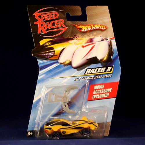 RACER X RACE CAR WITH SPEAR HOOKS Hot Wheels SPEED RACER 1:64 Scale Movie Vehicle