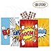 Happy Storm Super hero Party Bags Hero Birthday Party Supplies Favor for Kids Goodie Bags Including 12 PCS Bags 30 PCS Free Stickers Good for Filling with Candies Toys Gifts Baby Shower Party Favors S