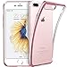 ESR iPhone 7 Plus Case, iPhone 7 Plus Ultra Thin Soft Gel TPU Silicone Case Cover with Electroplate Frame for 5.5 inches iPhone 7 Plus(Rose Gold)