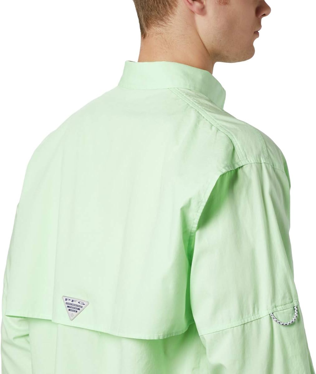 Columbia Mens PFG Bonehead Long Sleeve Shirt, Cotton, Relaxed Fit: Clothing