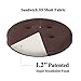 baibu Bar Stool Cushions, Super Breathable Round Bar Stool Cover Seat Cushion Brown 12