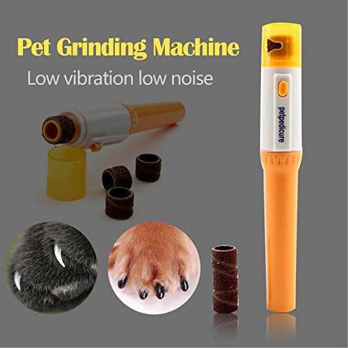 Xigeapg Pet Nail Grinder Electric Nails Grooming Tool Pet Nail File Gentle Paws Grinding Clipper Trimmer for Dogs Cats