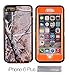iCustomized (TM) Orange and Black Rugged Heavy Duty Hard Dual Layer Weather and Water Resistant Case with Camouflage Woods Design for the Apple iPhone 6+ Plus - 5.5