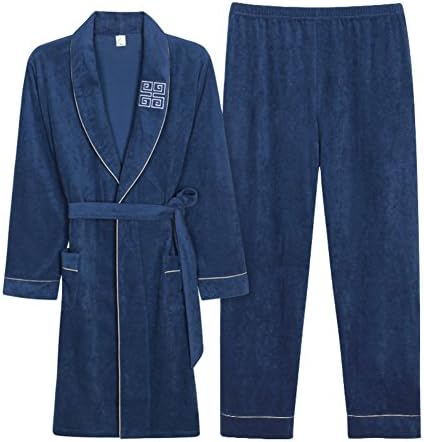 Male ladies cotton towel bathrobes/couple towel bathrobes- male L