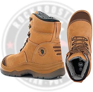 zip up work boots mens