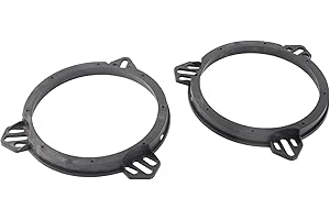 Pomya Durable Door Speaker Adapter Bracket Improved Sound Quality Fit for Subaru Impreza WRX STI, 6.5 Inch, 2Pcs for Front Re