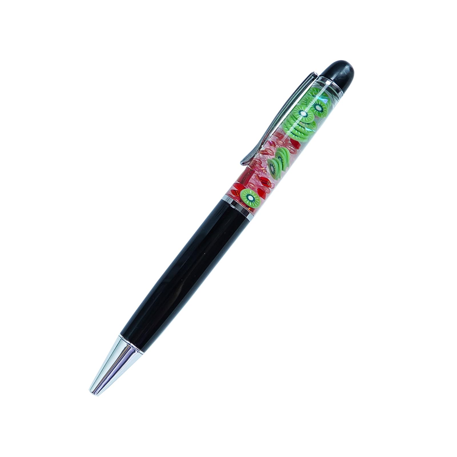 Sikyby Kiwi Fruit Funny Pens Cute Floater Floating Liquid Writing Journaling Office Pen Unique Gifts